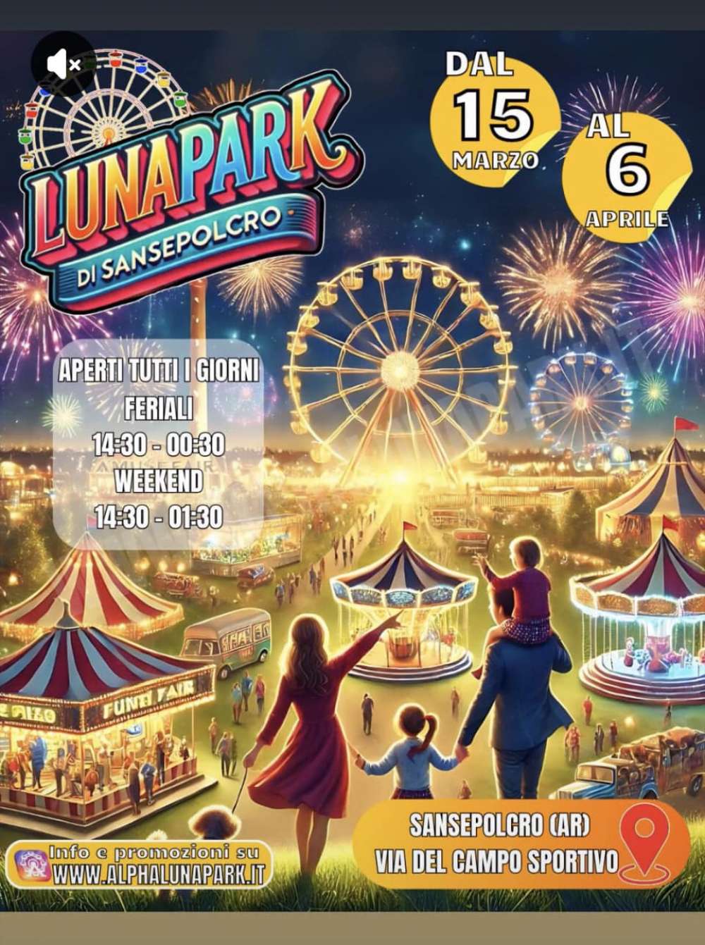 Torna il Luna park a Sansepolcro