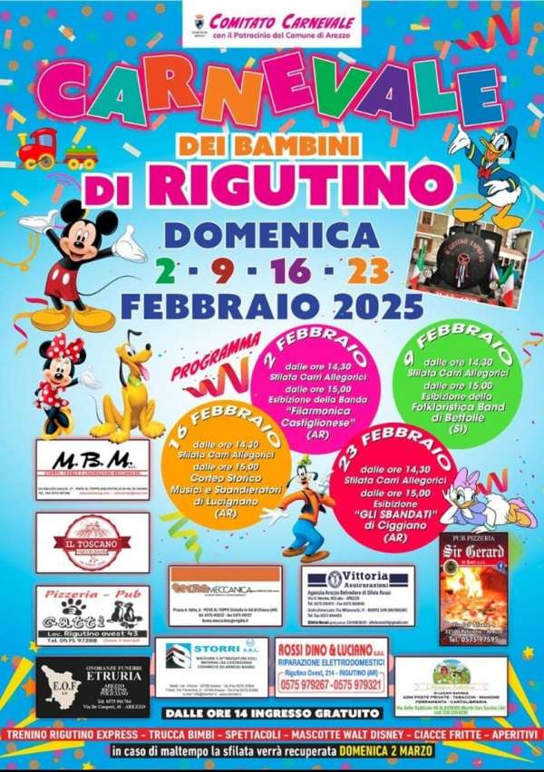 Carnevale a Rigutino 2025