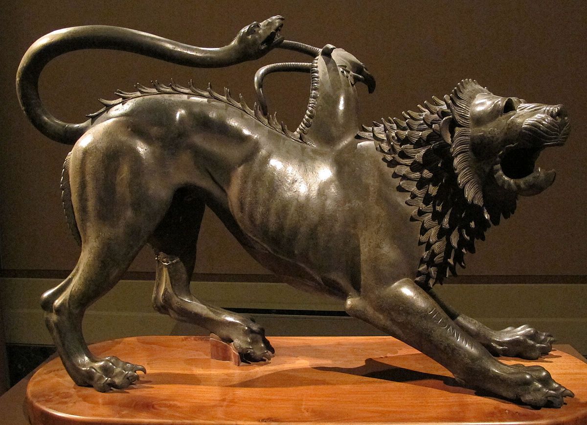 Scopri la Chimera di Arezzo in 3D