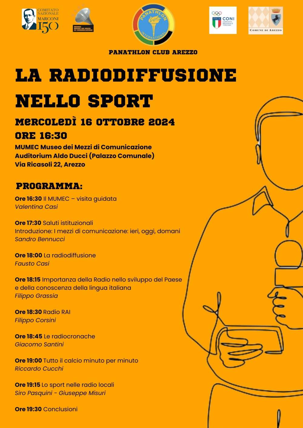 Mercoledì 16 Ottobre alle 16:30 al MUMEC Museo dei Mezzi di Comunicazione