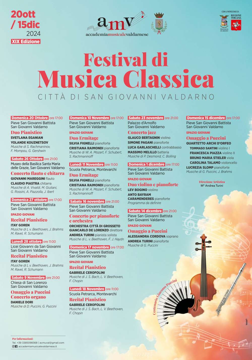 La kermesse, organizzata dall&#039;Accademia musicale valdarnese in collaborazione con il comune di San Giovanni Valdarno