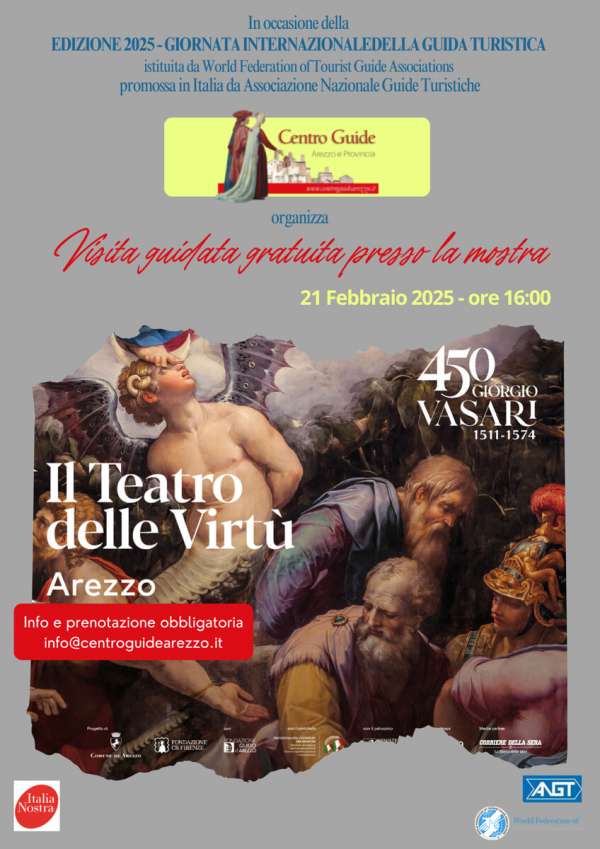 Giornata internazionale della guida turistica: visita gratuita alla mostra di Vasari