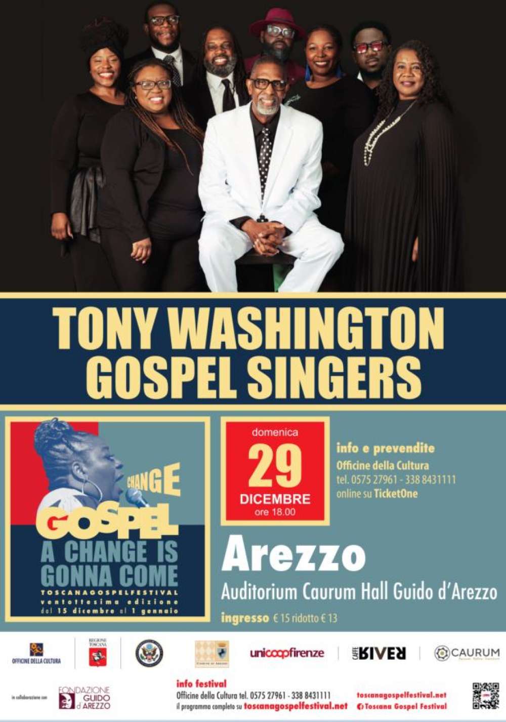 Gli appuntamenti ad Arezzo e provincia del Toscana Gospel Festival 2024