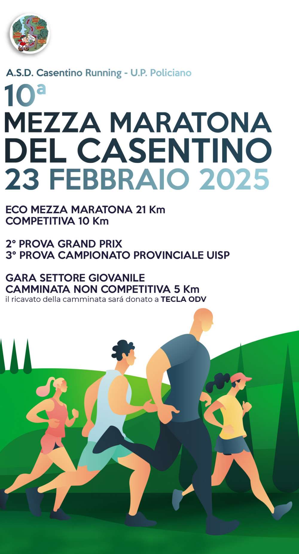 Mezza maratona del Casentino 2025