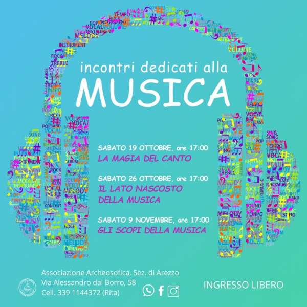 Incontri dedicati alla musica all&#039;Associazione Archeosofica di Arezzo