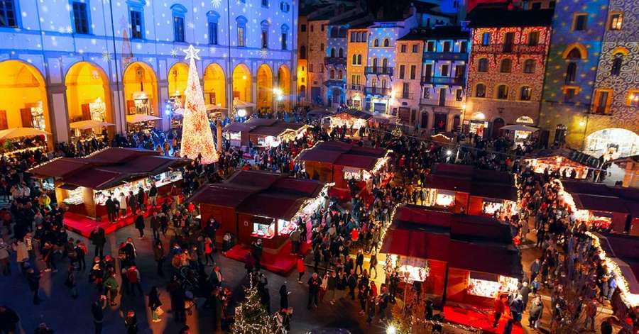 Da Sabato 16/11/2024 a Mercoledì 01/01/2025 ad Arezzo.il mercato di Natale 