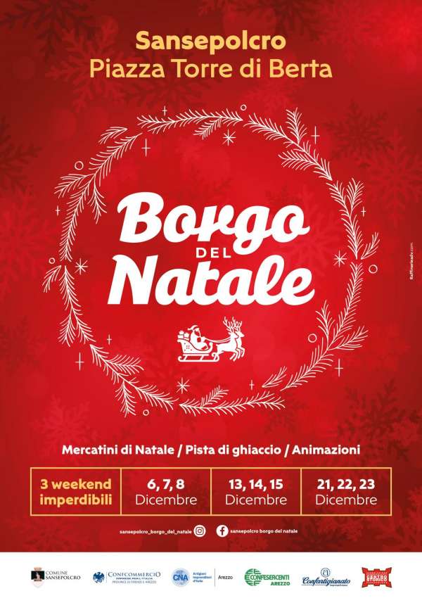 Il cuore di Sansepolcro si prepara ad accogliere il "Borgo del Natale", un villaggio incantato che animerà il centro storico dal 6 dicembre al 6 gennaio