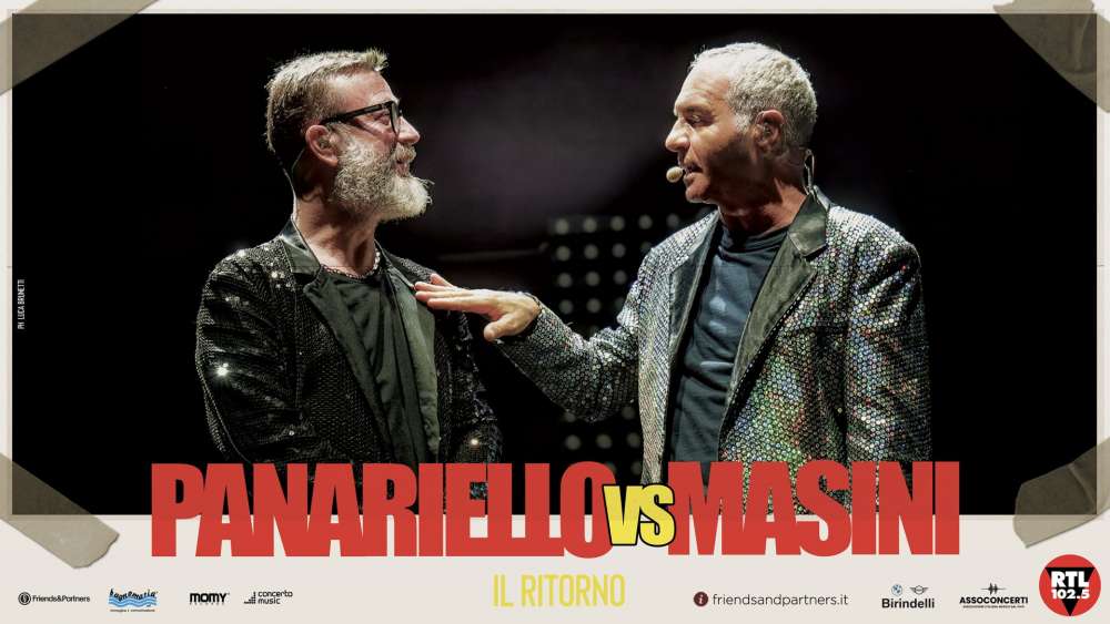 Sarà Cortona una delle tappe del tour di Giorgio Panariello e Marco Masini, l’insolito duo in piazza Signorelli