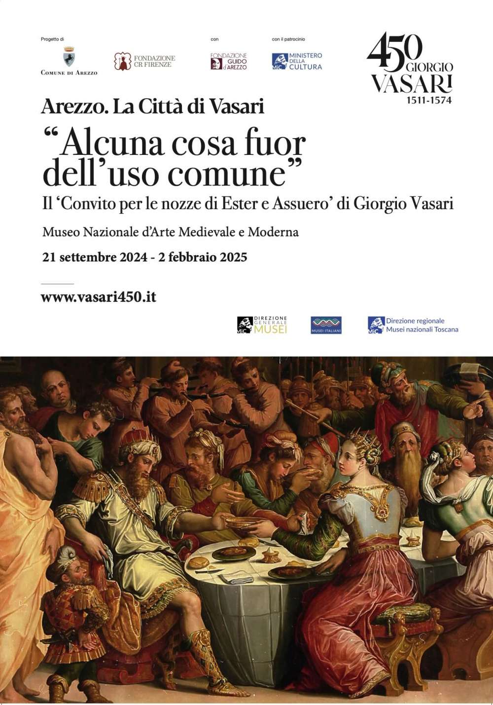 Il Convito per le nozze di Ester e Assuero di Giorgio Vasari